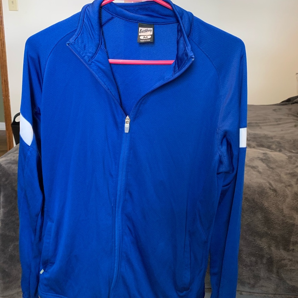 Royal Blue Zip Up Jacket